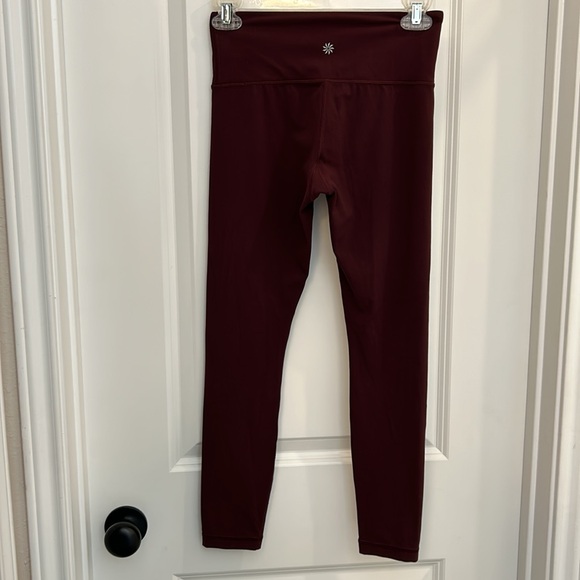 Athleta Elation 7/8 Tight Extra Small Maroon - Picture 3 of 9